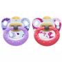 Nuk Biberon Fallco Lateks 0-6m Happy Kids 2 Cope