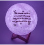 Abazhur i personalizuar `Moon Lamp`