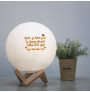 Abazhur i personalizuar `Moon Lamp`