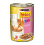 Ushqim per Kotele FRISKIES me Pule dhe Karrota 400 gr