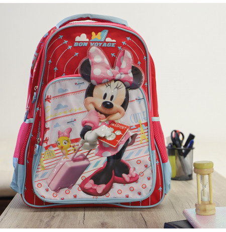 Dks Cante shkolle me 3 xhepa Minnie 32*43*18cm