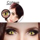 Lente Kontakti Halloween Cat Eye te Verdha