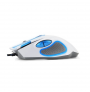 Mouse Gaming Esperanza MX401 HAWK White-Blue