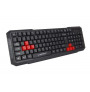 Tastiere Gaming Esperanza ASPIS Red