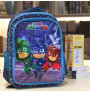 Dks Cante shkolle Must 32x18x43cm me 3 xhepa PJ Masks