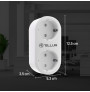 Prize Smart Tellur WiFi Socket, 2 Ports, 3680W, 16A