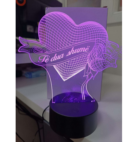 Plexiglass i Personalizuar me Ndriçim Led