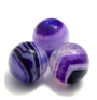 Byrzylyk me gur natyral Purple Agate