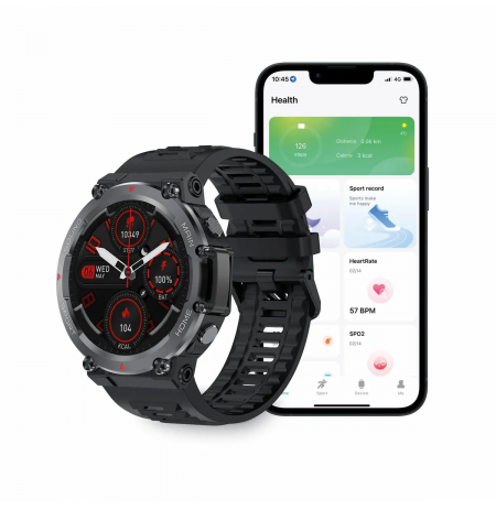 Smartwatch Ksix Oslo 1,5" Display e bardhe