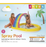 Intex Pishine Rainbow me Shatervan 147 x 130 cm