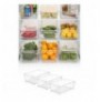 Set organizator i frigoriferit (3 copë) Hermia 727 Transparent