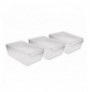 Set organizator i frigoriferit (3 copë) Hermia 727 Transparent