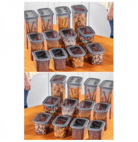 Set organizues (24 Pc) Hermia BNMPOLYAR24-13232 Anthracite