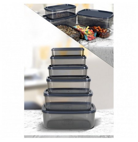 Set organizues (12 Pc) Hermia Sweet - Anthracite