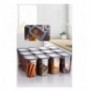 Set organizues (12 Pc) Hermia BNMPOLYAR12-20 Anthracite