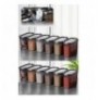 Set organizues (12 Pc) Hermia DSY12-14 Anthracite