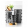 Set organizues (12 Pc) Hermia SILANT12-512 Anthracite