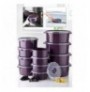 Set organizues (12 Pc) Hermia SILPUR12-512 Purple