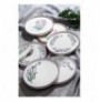 Set pjata embelsire (6 Pc) Hermia Tokyo Lavanta PurpleGreenWhite