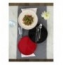 Set pjata servirje (6 Pc) Hermia ST038406F20XA000000MATSS00 BlackRedWhite