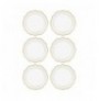 Dessert Plate Set (6 Pieces) Hermia DNR0024 White