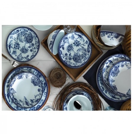 Set pjatash (24 Pc) Hermia ZG24Y2420939016 BlueWhite