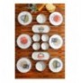 Set mengjesi (14 Pc) Hermia Postmodern 14 Wh/Gr/BkBr