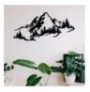 Decorative Metal Wall Accessory Wallxpert Mountain 3 Black