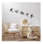 Dekor metalik Wall Accessory Wallxpert Swallows - 303 Black