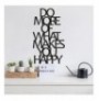 Decorative Metal Wall Accessory Wallxpert Do More Of What Makes You Happy Black