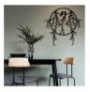 Decorative Metal Wall Accessory Wallxpert Sirayet Black