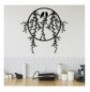 Decorative Metal Wall Accessory Wallxpert Sirayet Black