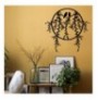 Decorative Metal Wall Accessory Wallxpert Sirayet Black