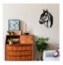 Decorative Metal Wall Accessory Wallxpert Horse Head Black