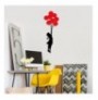 Decorative Metal Wall Accessory Wallxpert Banksy - 11 BlackRed