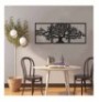 Decorative Metal Wall Accessory Wallxpert MT - 007 Black