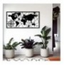 Decorative Metal Wall Accessory Wallxpert World Map Medium 2 Black