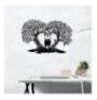 Decorative Metal Wall Accessory Wallxpert Love Black