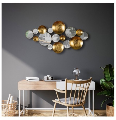 Decorative Metal Wall Accessory Wallxpert Infinity - 1 Multicolor