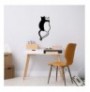 Decorative Metal Wall Accessory Wallxpert Love Cats - 478 Black