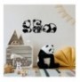 Decorative Metal Wall Accessory Wallxpert Pandas - 298 Black