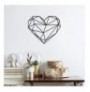 Decorative Metal Wall Accessory Wallxpert Heart Black