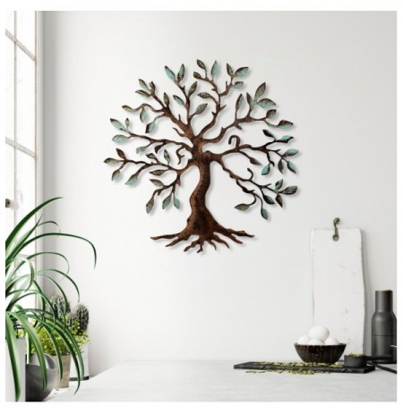 Decorative Metal Wall Accessory Wallxpert Tree - 1 Multicolor