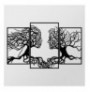 Decorative Metal Wall Accessory Wallxpert Love Tree Black