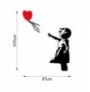 Decorative Metal Wall Accessory Wallxpert Banksy - 13 BlackRed