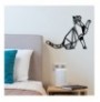 Decorative Metal Wall Accessory Wallxpert Cat Metal Decor Black