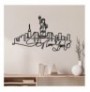 Decorative Metal Wall Accessory Wallxpert Newyork Black