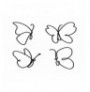 Decorative Metal Wall Accessory Wallxpert Butterflies Black