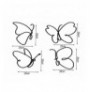 Decorative Metal Wall Accessory Wallxpert Butterflies Black