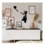 Decorative Metal Wall Accessory Wallxpert Banksy - 14 Black